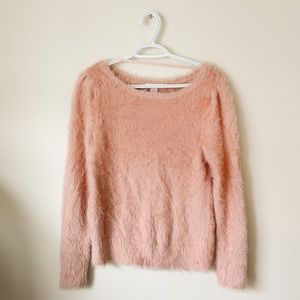 Joe Fresh x Jillian Harris small pink fuzzy sweater with tags